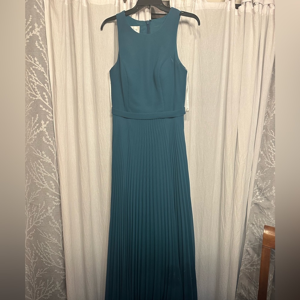 Azazie Lindie Dress - Peacock size 8